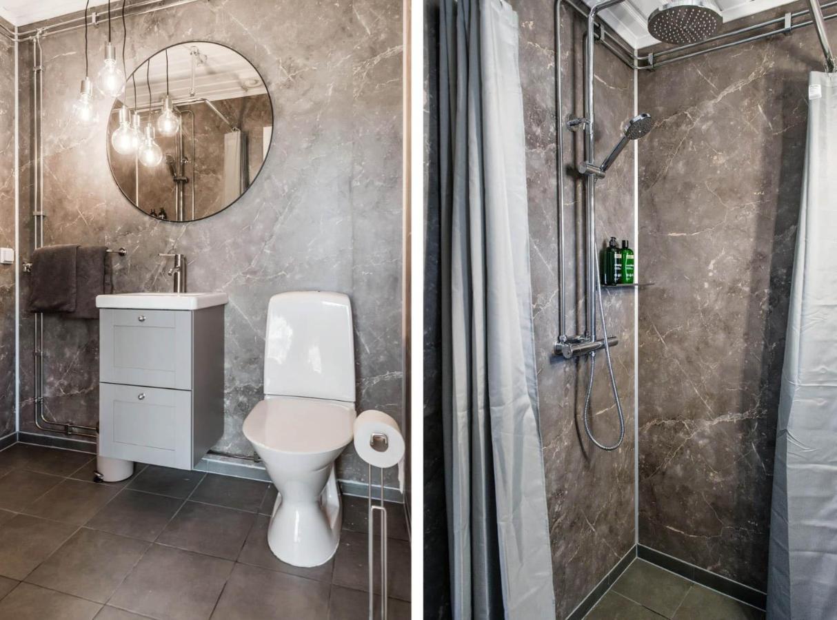Nyrenoverat Gardshus Pa Havstomt Med Hoeg Standard Ornskoldsvik Luaran gambar